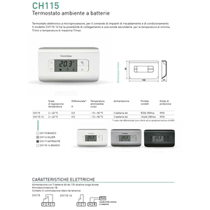 Termostato Digital Electrónico de Pared Fantini Cosmi CH115 para Sistemas de Climatización del Hogar - Product Image 3