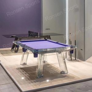 <span class=keywords><strong>Table</strong></span> de billard de luxe de qualité supérieure de 7ft 8ft 9ft <span class=keywords><strong>Table</strong></span> de billard en verre cristal de style moderne pour la salle de jeux familiale - Product Image 6