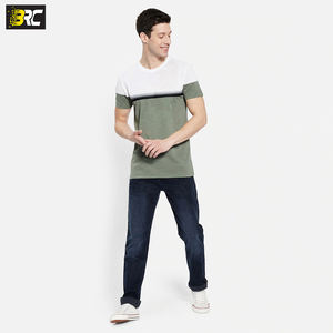 Pakistán venta al por mayor clásico cuello redondo algodón liso camisetas para hombres algodón camiseta de alta calidad - Product Image 3