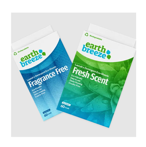 Hojas de detergente para ropa Earth Breeze de alta calidad-Aroma fresco-Sin jarra de plástico (60 cargas) 30 hojas, tecnología sin líquido - Product Image 6
