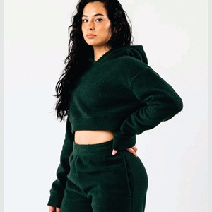 Sudaderas con Capucha Cortas Personalizadas 2023 para Mujer, Sudadera Corta de Manga Larga de Alta Calidad - Product Image 3