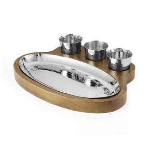 Fabricant et exportateur de plateau de service en bois d'acacia fait à la main de haute qualité à prix raisonnable très bas quantité minimale de commande - Product Image 4