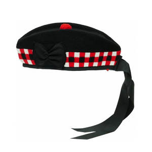 Producto de la mejor venta Banda de tubo de sombrero de Glengarry canadiense Calidad Premium Precio de venta completo Gorras personalizadas de Glengarry - Product Image 2