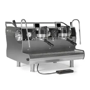 Machine à expresso semi-automatique portable électrique Value-driven MVP HYDRA 2GR en acier inoxydable à 2 groupes avec système de brassage manuel - Product Image 1