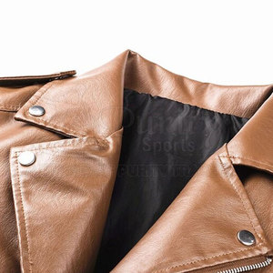 High Quality Men's <b>Long</b> Sleeve <b>Leather</b> <b>Jacket</b> Best Price High Street Fashion Design Your Own <b>Jacket</b> - Product Image 3