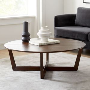 Mesa de centro redonda de madera rústica de diseño moderno de alta calidad para decoración de sala de estar-Venta directa de fábrica - Product Image 5