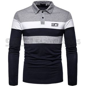 Polos de tela transpirable de gran venta para hombre, polos de algodón de diseño personalizado de talla grande para hombre - Product Image 1