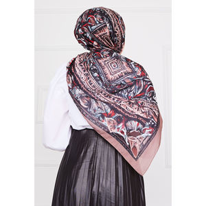 Hijab à motif batik de style modeste -11 - Product Image 3