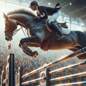 Sillín de equitación sintético de 17 pulgadas para saltar, estilo ligero y cómodo, sillín de equitación largo para saltar - Product Image 6