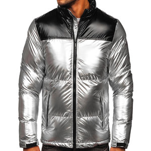 Custom Made Men's <b>Winter</b> Puffer <b>Jacket</b> 2023 Collection Custom Color Hooded <b>Waterproof</b> Stand Collar OEM Service - Product Image 5