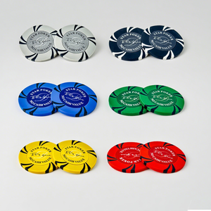 ชิปโป๊กเกอร์มอนเต้คาร์โลแบบสามโทน10g 40mm ชิปคาสิโนเซรามิกที่กำหนดเองสำหรับเกมโป๊กเกอร์ - Product Image 3