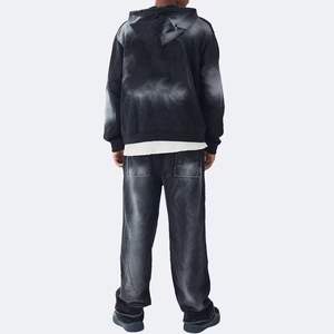 Fabricants de sweats à capuche avec logo personnalisé unisexe surdimensionné vêtements de rue surdimensionnés personnalisés - Product Image 4