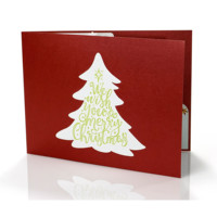 Carte 3D Pop-up Modèle Joyeux Noël avec Design Personnalisé Fournisseur OEM/ODM de HMG Vietnam