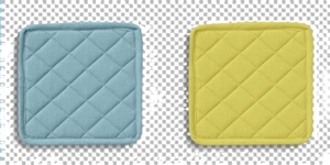 100% mitaines de cuisine en coton biologique manique mignon tapis et tampons de poche recyclables et résistants à la chaleur - Product Image 5