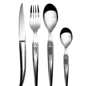 Classique Fini Cuillère Fourchette Couteau Poignée En Métal Couverts Conception Personnalisée En Acier Inoxydable Couverts Cuisine Vaisselle Vaisselle - Product Image 2