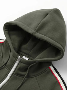 High Street Mejor Diseño Logotipo personalizado Alta calidad Loose Fit Chándales Transpirable Hombres Tech Fleece Chándales Venta al por mayor OEM - Product Image 3