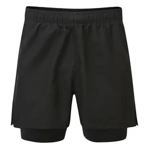 2023 New Arrival Phòng Tập Thể Dục Chạy Đôi Quần Short Biểu Tượng Tùy Chỉnh Quần Short Cho Mens Yoga Quần Short Thể Thao Mặc