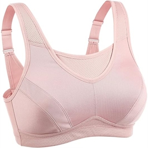 Wholesale Custom Workout Gym Sports Bra <b>Top</b> Comfortable High Support Fitness <b>Cross</b> Back Sports Bra - Product Image 2