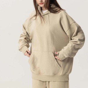 Hoodies Femmes Surdimensionné Casual Full Sleeve Hoodies Léger À Manches Longues Sweats À Capuche Pull Top Lâche Avec Poches - Product Image 2