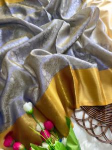 Sari indio tradicional para mujer con bordado detallado y diseño elegante, perfecto para festivales y fiestas - Product Image 5