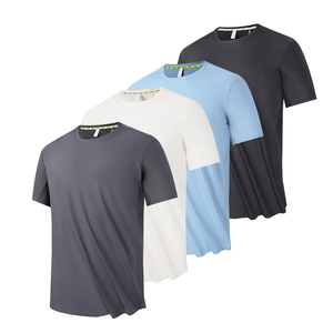 Débardeurs de sport en spandex et polyester pour hommes, solides, à séchage rapide, respirants, personnalisables par sublimation, t-shirt d'entraînement - Product Image 1