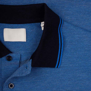 Camiseta de Calidad con Logotipo Personalizado, Ligera, Transpirable, 100% Algodón, Estilo Golf, para Hombre, Manga Corta, Corte Ajustado, Tipo Polo - Product Image 4