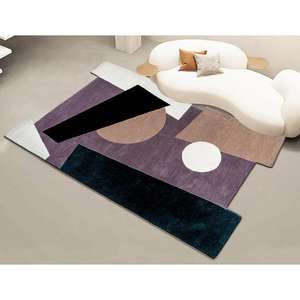 Alfombras de lana con mechones a mano únicas y suaves, precio al por mayor, diseño Vintage, alfombras con mechones a mano al por mayor, alfombra con mechones a mano para sala de estar - Product Image 1