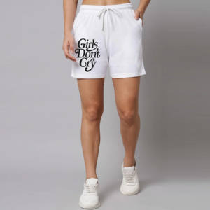 Sweat à capuche brodé unisexe de haute qualité avec impression personnalisée Pull grande taille pour femme Ensemble short 100% coton Sac solide avec logo de la marque - Product Image 4