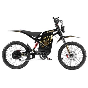 Motocicleta Eléctrica Todoterreno Zonveer ZX3, Nueva, 50cc de Cilindrada, Motor sin Escobillas de 72v o 60v, Carga de 265 Libras, Alcance de 65 Millas - Product Image 3