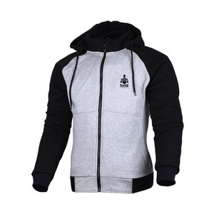 Custom Design High Quality Men Zipper Hoodies Solid Color Casual Wear Plus Size Men Zipper Hoodies - Product Image 2