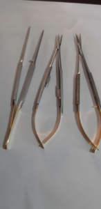 Instrumento Médico Castroviejo, Microinstrumentos Oftálmicos Reutilizables de Acero Inoxidable, Herramientas de Cirugía Ocular, Micro Tijeras Quirúrgicas MOL - Product Image 4