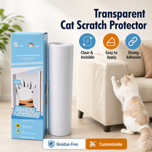 Protection transparente <span class=keywords><strong>anti</strong></span>-rayures pour canapé, invisible et sûre, protège les meubles des griffes des animaux domestiques - Product Image 1