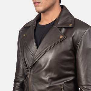 Ropa de hombre, chaqueta de moda de cuero de manga larga, producto más vendido, las mejores chaquetas de cuero ajustadas de invierno para hombre, chaquetas de hombre de nuevo estilo - Product Image 6