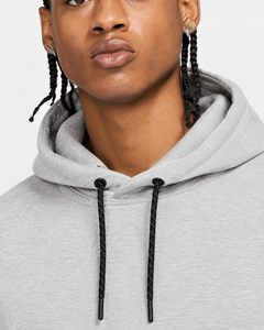 Sudadera con Capucha Gris Claro para Hombre, Corte Regular, Color Sólido, Informal, de Forro Polar, con Bolsillo Delantero, para Otoño 2027 - Product Image 5