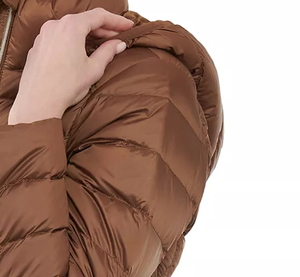OEM Women Winter Crop Puffer Jacket Breathable Finished Custom Made Waterproof High Quality Design - Product Image 4