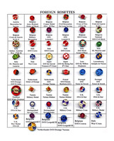 Cinta de la Gran Roseta de la Orden de Decoración Oficial Belga, Colores Personalizados, Impresos, Hilo de Poliéster Reciclado, Logotipo Personalizado