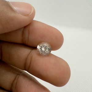 Cuentas de piedras preciosas sueltas de corte redondo blanco de cuarzo natural al por mayor mejor calidad en el mejor color blanco - Product Image 5