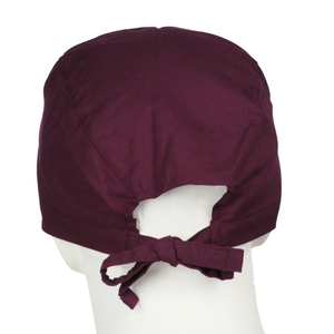 Gorros de fregado de algodón transpirable para personal médico y quirúrgico dental con corbata ajustable y cómodo uso durante todo el día - Product Image 5