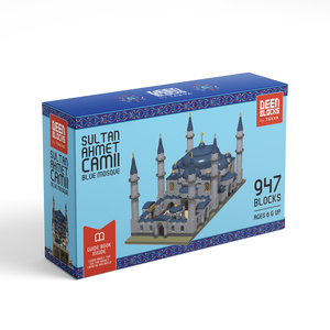 Venta al por mayor juguetes educativos 947 bloques Mezquita Azul miniatura TAKVA DEENBLOCKS Sultan Ahmet Camii Mezquita Azul bloques de construcción de juguete - Product Image 3