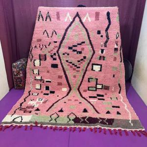 Manta Marroquí Hecha a Mano, Auténtica, Artesanal, Diseño Tribal, Suave, Tejida, Decoración para el Hogar, Regalo - Product Image 1