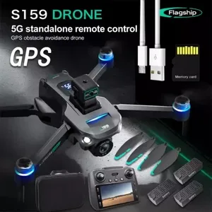 A + Drone Người Mới Bắt Đầu 4K Quadcopter Với Máy Ảnh GPS Wifi 50 Phút Thời Gian Bay Động Cơ Không Chổi Than 15Km Hình Ảnh Truyền Điều Khiển Từ Xa - Product Image 1
