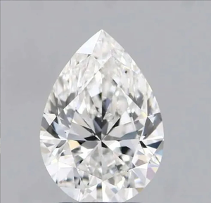 Joyería de piedra de diamante de corte completo suelto Cvd con forma de pera de 0.4ct, color Polki G, pureza VS1 - Product Image 1