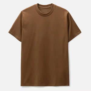 T-shirt Slim Fit en coton 100% pour hommes | T-shirt à col rond de haute qualité | T-shirt décontracté uni et vierge avec logo personnalisé pour hommes - Product Image 4