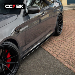 Pour BMW G30 G31 520i 530i 540i <span class=keywords><strong>540d</strong></span> 550i 550d F90 M5 Competition CS 2017-2023 Jupes de pare-chocs latérales en fibre de carbone sèche 51192412409 - Product Image 3