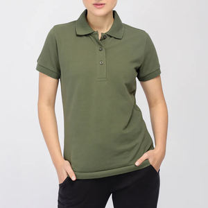 Confortable pour femmes pour Polo Style unique Léger Polyvalent pour une tenue de soirée décontractée-pour les fêtes Shopping Motif solide Polye - Product Image 2