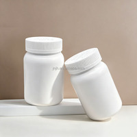Bouteille en plastique blanche de 250 ml, bouteille vide pour médicaments, capsules, comprimés, poudre, bouteille en HDPE