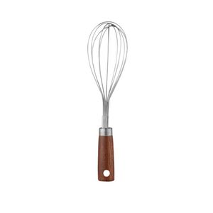 Batteur à œufs en acier inoxydable <span class=keywords><strong>EB08</strong></span> avec manche en bois Fouet à crème manuel pour la cuisine domestique Utilisation de la pâtisserie - Product Image 1