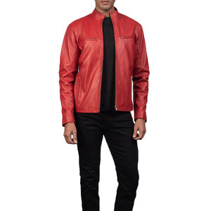 Chaqueta de Cuero Genuino de Alta Calidad para Hombre, a la Moda, Lista para el Invierno, de Secado Rápido, Transpirable, Ecológica, Impermeable y Resistente al Viento - Product Image 3