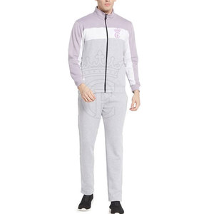 ชุดวอร์มผ้าฝ้าย100% ของผู้ชายชุดใส่ลำลองขนาดใหญ่พิเศษคอกลมระบายอากาศได้ดีลายพื้นสำหรับฤดูหนาว - Product Image 3