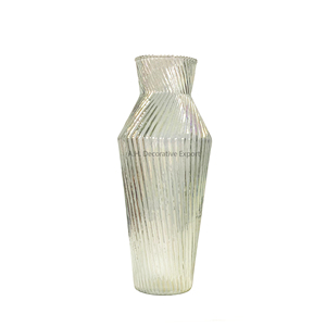 Vase à fleurs en verre coloré décoratif de style moderne pour la décoration de la maison et du jardin, arrangement de fleurs, vase en verre - Product Image 2